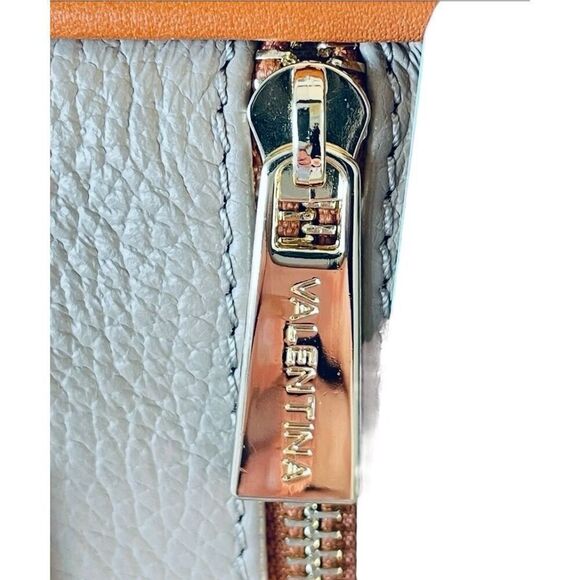 NWT Gorgeous Valentina Tan Italian Genuine Leather Convertible Sling Backpack Ba main image 13